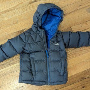 LL Bean Kids Down Jacket with Fleece Lining - Size 4T